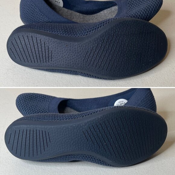 Allbirds Blue Ballet Flats Tree Breezer Size 5.5 - Picture 10 of 16